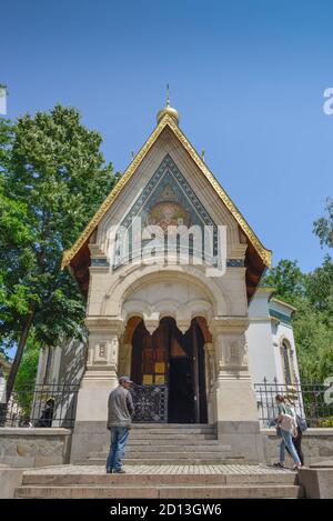 Russische Kirche Sweti Nikolas, Sofia, Bulgarien, Russische Kirche Sweti Nikolaj, Bulgarien Stockfoto