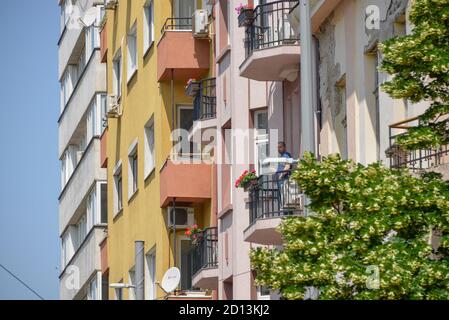 Wohnhaus, Sofia, Bulgarien, Wohnhaus, Bulgarien Stockfoto