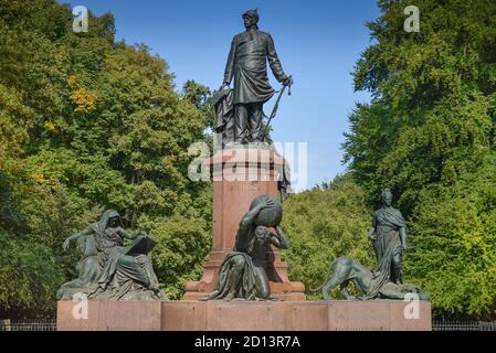 Bismarck - National Monument, Big Star, Tiergarten, Mitte, Berlin, Deutschland, Bismarck-Nationaldenkmal, Grosser Stern, Tiergarten, Mitte, Deutschland Stockfoto