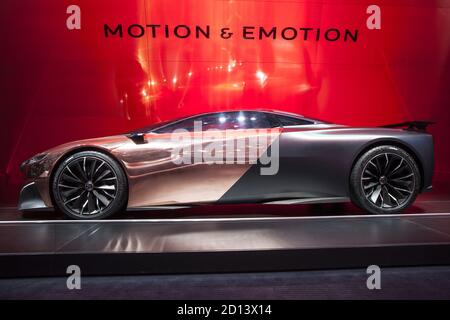 Peugeot Onyx Concept auf dem Genfer Autosalon 2015, 5. März 2015 Stockfoto