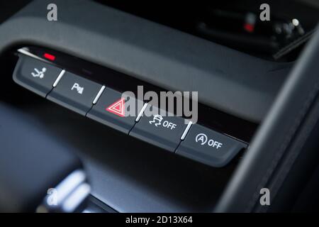 2016 Audi R8 auf dem Rockingham Motor Speedway, Northamptonshire, 31. März 2016 Stockfoto