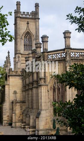 St. Lukes die ausgebombte Kirche in Liverpool im Juli 2020 Stockfoto