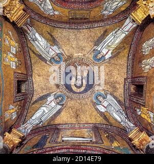 Italien Latium Rom Basilika Santa Pressede - Kapelle S. Zenone - Gewölbe Stockfoto