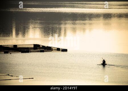 Bilder von Seen in San Pablo City, Laguna Stockfoto