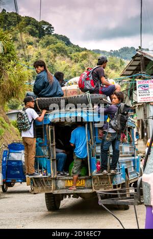 Bilder von Batad und Banaue Reisterrassen auf den Philippinen Stockfoto