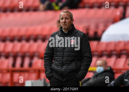 Lee Bowyer Manager von Charlton Athletic Stockfoto