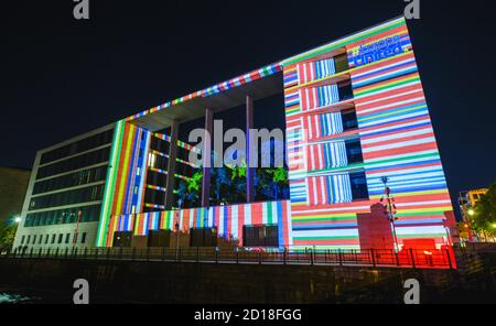 Festival der Lichter, Auswärtiges Amt, Werderschen Markt, Mitte, Berlin, Deutschland, Auswaertiges Amt, Werderschen Markt, Mitte, Deutschland Stockfoto