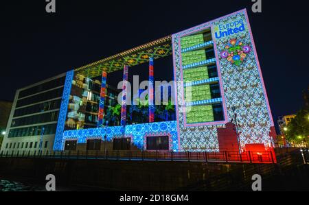 Festival der Lichter, Auswärtiges Amt, Werderschen Markt, Mitte, Berlin, Deutschland, Auswaertiges Amt, Werderschen Markt, Mitte, Deutschland Stockfoto