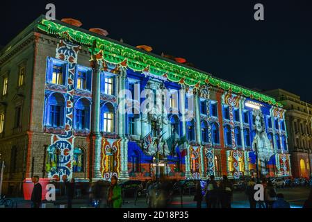 Festival der Lichter, Hotel de Rome, Bebel, Mitte, Berlin, Deutschland, Hotel de Rome, Bebelplatz, Mitte, Deutschland Stockfoto