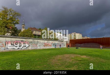 Gedenkstätte Berliner Mauer, Bernauer Straße, Mitte, Berlin, Deutschland, Gedenkstaette Berliner Mauer, Bernauer Straße, Mitte, Deutschland Stockfoto