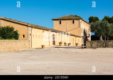 Finca publica Son Real, Santa Margarida, Mallorca, Balearen, Spanien, Europa Stockfoto