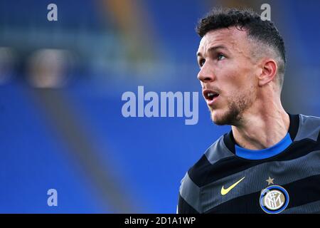 Ivan Perisic von Internazionale in Aktion während der italienischen Meisterschaft Serie A Fußballspiel zwischen SS Lazio und FC Internazionale am 4. Oktober 2 Stockfoto