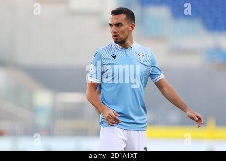 Gonzalo Escalante von Lazio reagiert während der italienischen Meisterschaft Serie EIN Fußballspiel zwischen SS Lazio und FC Internazionale am 4. Oktober 2020 bei Stockfoto