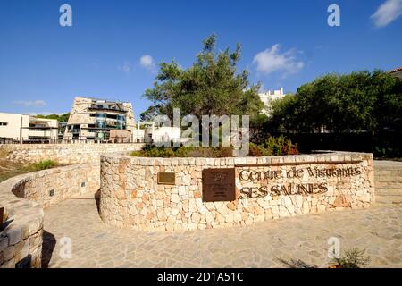 centro de visitantes del parque nacional maritimo terrestre del archipielago de cabrera, colonia de Sant Jordi, Mallorca, balearen, spanien, eur Stockfoto