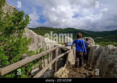 lapiaz de Lluc, escorca, Mallorca, balearen, spanien, europa Stockfoto