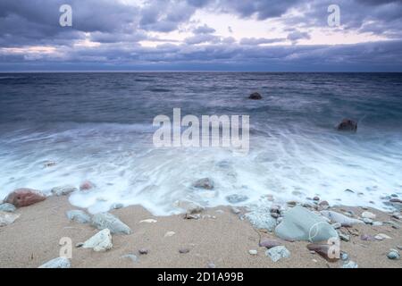 Port de Valldemossa, auch als Sa Marina, Valldemossa, Mallorca, Balearen, Spanien, Europa bekannt Stockfoto