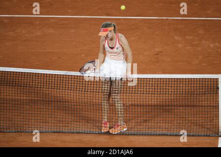 Paris, Frankreich. Oktober 2020. Sofia KENIN (USA) während des Roland Garros 2020, Grand Slam Tennisturniers, am 5. Oktober 2020 im Roland Garros Stadion in Paris, Frankreich - Foto Stephane Allaman / DPPI Credit: LM/DPPI/Stephane Allaman/Alamy Live News Stockfoto