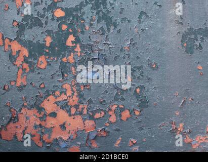 Grunge Wand Textur mit der Farbe abblättert Stockfoto