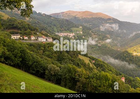 Impressionen im Tessin Muggiotal, Breggia, Schweiz Stockfoto