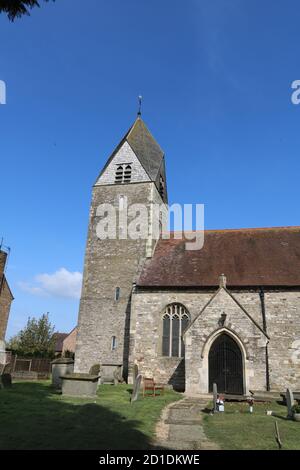 St Andrew's Churchyard, Churcham,Grab von alfred henry Hook, vc , Rorkes Drift Fame, Churcham, Gloucestershire, England, Vereinigtes Königreich, 22/10/2020 Stockfoto