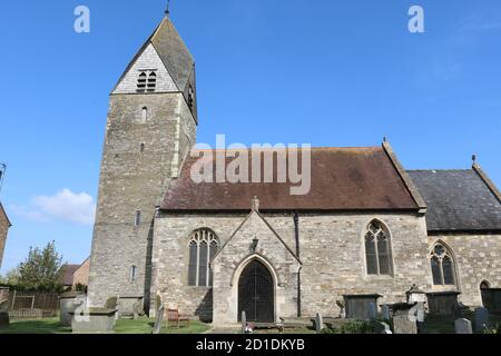 St Andrew's Churchyard, Churcham,Grab von alfred henry Hook, vc , Rorkes Drift Fame, Churcham, Gloucestershire, England, Vereinigtes Königreich, 22/10/2020 Stockfoto