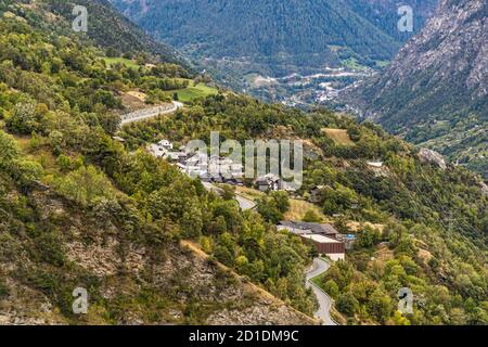 Visperterminens höchster Weinberg Europas Visp, Schweiz Stockfoto