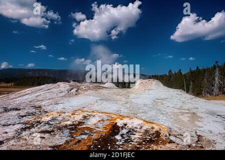 Lion Geyser, Upper Geyser Basin, Yellowstone National Park, Wyoming, USA Stockfoto