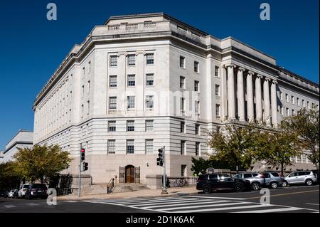 Washington, Usa. Oktober 2020. Das Bürogebäude des Longworth House befindet sich in der Nähe des US-Kapitols. Kredit: SOPA Images Limited/Alamy Live Nachrichten Stockfoto