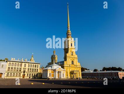 Peter-Pauls-Festung, Sankt Petersburg, Russland Stockfoto