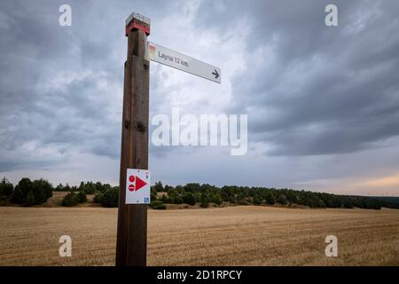 Sierra Solorio, Soria, comunidad autónoma de Castilla y León, Spanien, Europa Stockfoto