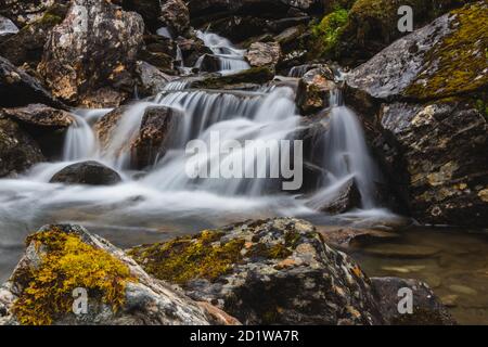 Wasserfall in Norrway Stockfoto