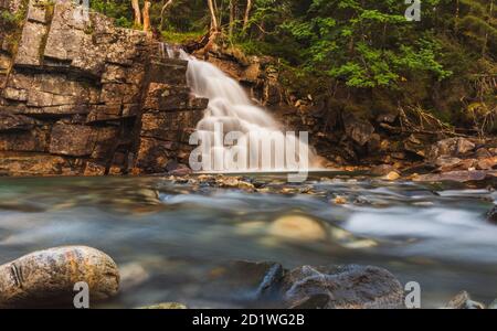 Wasserfall in Norrway Stockfoto