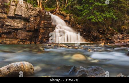 Wasserfall in Norrway Stockfoto