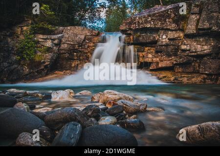 Wasserfall in Norrway Stockfoto