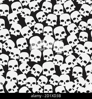 Halloween Nahtloses Muster. Designelemente für halloween Party Poster Stock Vektor