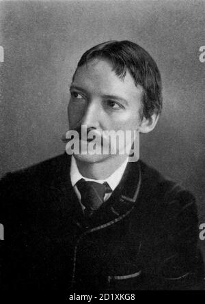 ROBERT LOUIS STEVENSON (1850-1894) Schottischer Schriftsteller, Dichter und Reisender Stockfoto