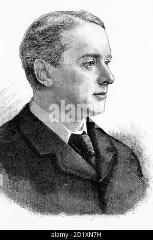 Archibald Primrose, 5. earl of Rosebery. Premierminister des Vereinigten Königreichs. 1847-1929. Antike Illustration. 1894. Stockfoto