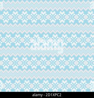Weihnachten Messe Insel Muster Hintergrund für Mode-Textilien, Strickwaren und Grafiken Stock Vektor