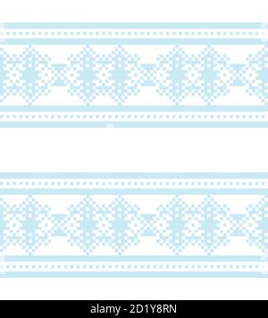 Weihnachten Messe Insel Muster Hintergrund für Mode-Textilien, Strickwaren und Grafiken Stock Vektor
