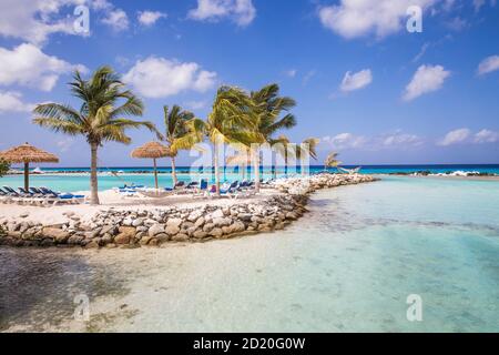 Karibik, Niederländische Antillen, Aruba, Oranjestad, Renaissance Island Stockfoto