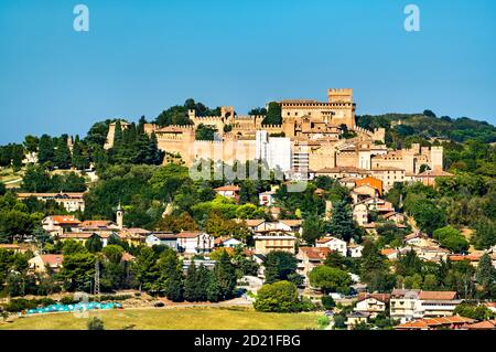 Schloss Gradara in Marken, Italien Stockfoto