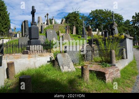 Rasos Friedhof - der älteste und bekannteste Friedhof in der Stadt Vilnius, Litauen Stockfoto