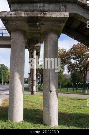Die Architektur Hintergründe und Objekte. Konstruktivistischer Stil. Stockfoto