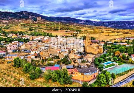 Loarre Stadt in Aragon, Spanien Stockfoto