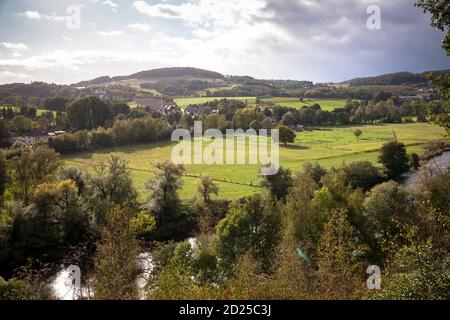 Das Ruhrtal in Wetter, Nordrhein-Westfalen, Deutschland. das Ruhrtal bei Wetter, Nordrhein-Westfalen, Deutschland. Stockfoto