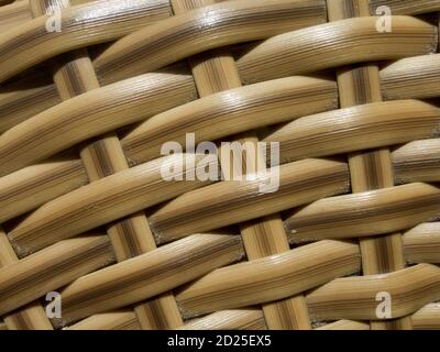 Geschlossen bis Holz- wicker Textur Hintergrund Stockfoto