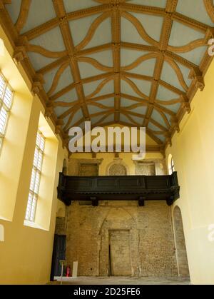 Kirby Hall ein ruiniertes elisabethanischen Herrenhaus aus dem 17. Jahrhundert oder Landhaus in der Nähe von Gretton nr Corby Northamptonshire England GB Europa Stockfoto