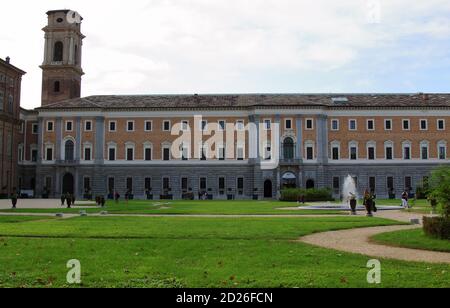 Turin, Italien - september 2020: Gärten des königlichen Palastes der regierenden Savoyen-Familie Stockfoto