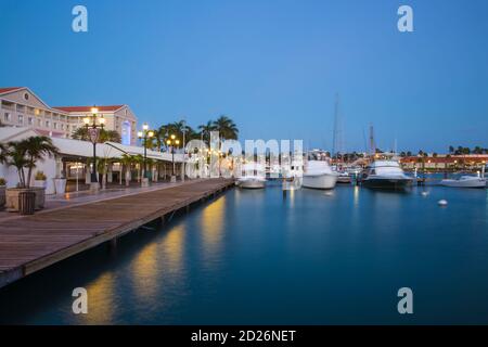 Karibik, Niederländische Antillen, Aruba, Oranjestad, Marina Stockfoto