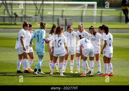 Layers of Real Madrid während der spanischen Frauenmeisterschaft La Liga Ibergrola Fußballspiel zwischen Real Madrid und FC Barcelona am 04. oktober 20 Stockfoto